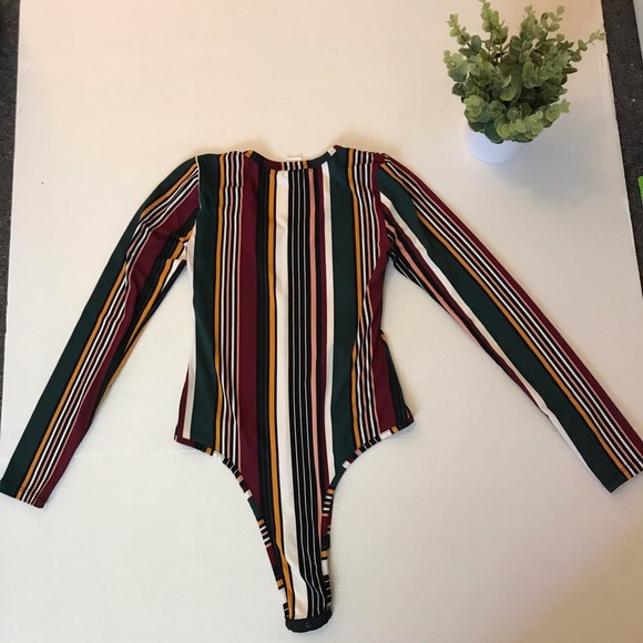 Marci Bodysuit - Colored Stripes - Picture 4 of 5
